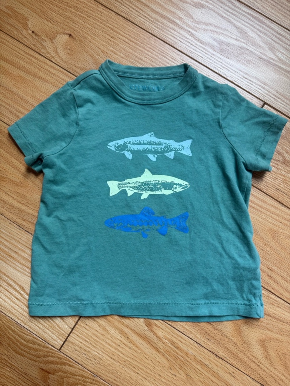 Crewcuts Teal Green Baby Shirt